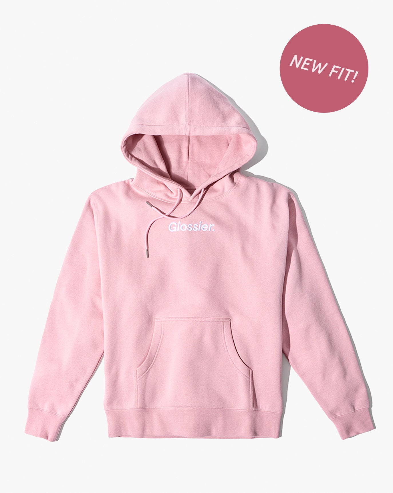 Glossier Embroidered Pink Hoodie at Glossier