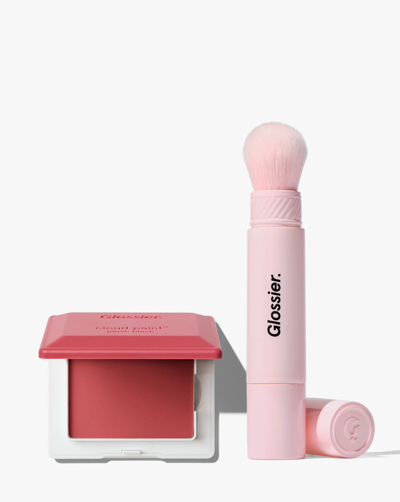 Glossier コスメセット リップ ハイライト チーク glossier-cloudpaint-brush-set-
