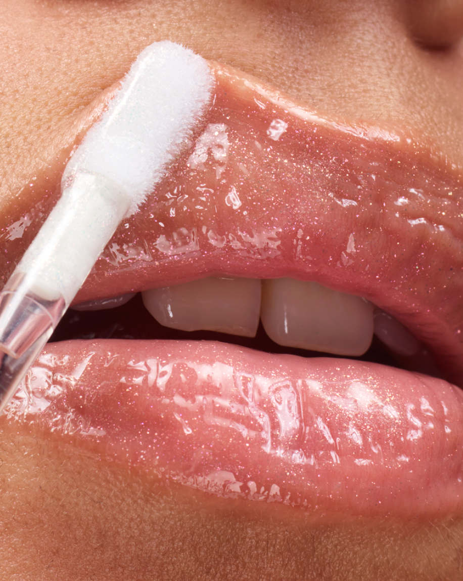 2PCS Lip Gloss Glitter Lipstick,Glossier Liquid Lip Gloss Set,Nude Lip –  BABACLICK