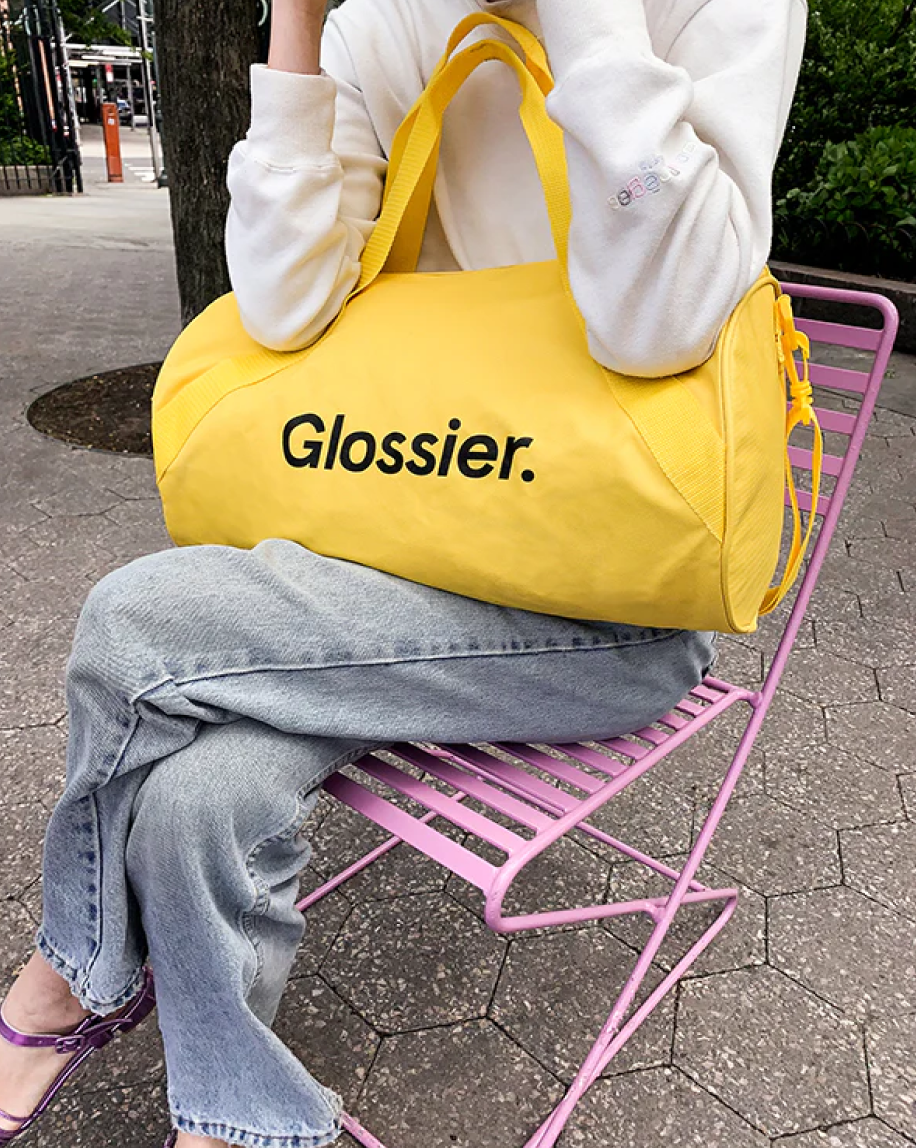 Sunshine Yellow Duffel Bag Glossier